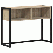 VidaXL Table d'appoint Sonoma 100 x 36 x 75 cm Bois d'ingénierie Modèle Flex Pure - 886691