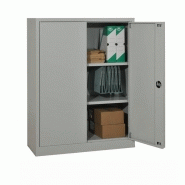 Armoire metallique portes battantes, h120xl92xp42cm