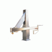 Bras de chargement BNT - moteur électrique, pompe oléo dynamique, 300 kg, inox