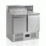 Comptoir à pizza GN1/1 230 L - 2 portes pleines à charnières | Tefcold - GP92 Comptoir à pizza GN1/1 230 L - 2 portes pleines à charnières | Tefcold - GP92