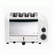 DUALIT Grille-pain 4 Fentes 2200w Blanc 47033 - blanc 0619743470331