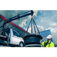 Grue hydraulique avec portée de 2 à 4,2 mètres