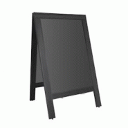 Olympia Panneau de trottoir (H)1175 x (L)700 x (P)725 mm, avec cadre en bois, noir - 5050984725630 Olympia Panneau de trottoir (H)1175 x (L)700 x (P)725 mm, avec cadre en bois, noir - 5050984725630