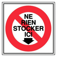 Panneaux rigides 480x480 mm interdictions dangers - PNCPSC-NV02/NRSI_0