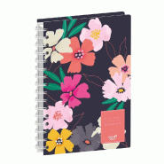 Quo Vadis - Carnet de notes - Spiralé - Daisy - Multicolore - Pages Points (dots) et lignées - 15x21 cm - Papier Clairefontaine blanc - blanc papier