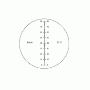 Réfractomètre á main 0-80% Brix (2 échelles) - Ref.: HPD021 Réfractomètre á main 0-80% Brix (2 échelles) - Ref.: HPD021