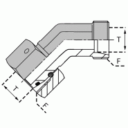 Raccords à bague orientable - DKO 45° - FCMF400010 - CMF 10S
