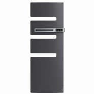 Radiateur sèche-serviettes connecté Serenis avec soufflerie mât droite 1750W graphite - Atlantic - 850529_0