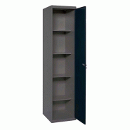 SimonRack Armoire Métallique de Rangement 1800x400x400, 1 Porte, 4 Étagères, Charge 0 kg par Niveau, Anthracite - Simonlocker - noir métal 8425437