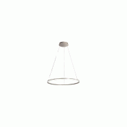 Suspension LED série 8203 en métal gris titane, 98 W, lumière chaude 3000 K, diamètre 100 cm, design moderne - Perenz - gris 8203 GR LC