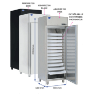 Armoire réfrigérée pâtisserie 700 - 600x400