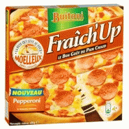 BUITONI PIZZA FRAÎCH'UP PEPPERONI FROMAGE POIVRON 600 G BUITONI PIZZA FRAÎCH'UP PEPPERONI FROMAGE POIVRON 600 G