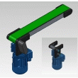Convoyeurs à courroie crantée épaisseur 40 entraînement extrémité moteur dessous