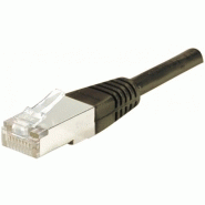 Cordon rj45 catégorie 6 f/utp noir - 2 m 234240