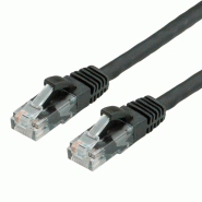 Cordon VALUE Cat.6 (Classe E) UTP LSOH, noir, 0,5 m Cordon VALUE Cat.6 (Classe E) UTP LSOH, noir, 0,5 m