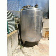 Cuve en acier inoxydable 3 750 litres avec demi-coffre et isolation thermique étanche à l'air - référence : c13190