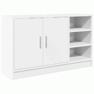 Helloshop26 - Armoire sous évier moderne rangement pratique salle de bain 90 x 29 x 55 cm en bois d'ingénierie blanc 02_0049541 - blanc Bois massif