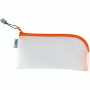 HERMA Sac à fermeture éclair Mesh Bags, 11x23/DL, EVA, orange - 20006