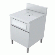 ITALCONCEPT L2G Meuble Poubelle Dessus Avec Tvo +Dosseret 150X50Mm, 850 x 600 x 800mm - 3616350153562_0