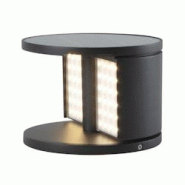 Lumisky Borne solaire aluminium SWING LED blanc chaud puissant H15cm - noir 3666162010744 Lumisky Borne solaire aluminium SWING LED blanc chaud puissant H15cm - noir 3666162010744