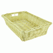 Manne osier rectangle empilable 40x30 - Manne osier rectangle empilable 40x30 -