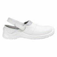 Safety Jogger - Sabots de sécurité bas esthétiques antidérapants avec sangle arrière CORTADO blanc SB Blanc Taille 36 - 36 blanc matière synthé