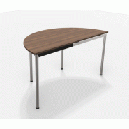 Table pliante "SIMPLA" - 1/2 Rond - 1400x700mm