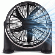 Ventilateur De Sol Et Table Rond Inclinable 36 Cm – Noir 50w - 8056159262129