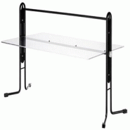 APS Protection hygiène Buffet Guard, 93x53 cm, noir/transparent - 98120 APS Protection hygiène Buffet Guard, 93x53 cm, noir/transparent - 98120