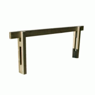 Barrière coulissante en pin nord rouge - 1m de hauteur, 3m et 4m de longueur - pré-montée, à sceller Barrière coulissante en pin nord rouge - 1m de hauteur, 3m et 4m de longueur - pré-montée, à sceller