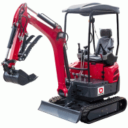 Mini-pelle 1,8 tonnes 10,2 kW Kubota 3 cylindres bras oscillant châssis variable MW(T) MG18F Mini-pelle 1,8 tonnes 10,2 kW Kubota 3 cylindres bras oscillant châssis variable MW(T) MG18F