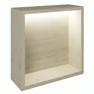 Présentoir Cage érable avec LED 38,4x14,5x38,4cm