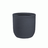 Vase En Résine Intérieur Extérieur Pour Plantes Cylindriques Design D.35X34H Raffaello Grigio - gris plastique 8056157809005 Vase En Résine Intérieur Extérieur Pour Plantes Cylindriques Design D.35X34H Raffaello Grigio - gris plastique 8056157809005