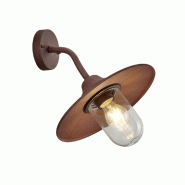 Applique extérieure ronde rouille verre transparent culot E27 IP44 Ø30cm - Trio BRENTA - marron 4017807442021 Applique extérieure ronde rouille verre transparent culot E27 IP44 Ø30cm - Trio BRENTA - marron 4017807442021