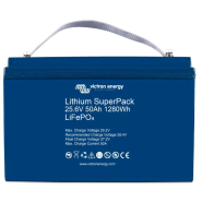 Batterie lithium 50ah 24v SUPERPACK VICTRON bms intégré