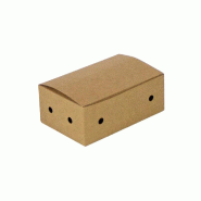 Boite kraft pour 6 nuggets 7.3x11.4x4,5 cm - par 50