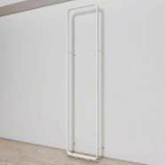 Cadre tube 60x20mm angle rond Pas 36 mm L650xH3000mm - blanc