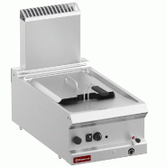 Friteuse professionnelle gaz 1 cuve 9 litres -a poser- - PG7/F124T-N