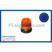 Gyrophare à LED THREESIXTY Medium Tall orange embase 3 points classe 1 flash SIRAC 513TLP02 Gyrophare à LED THREESIXTY Medium Tall orange embase 3 points classe 1 flash SIRAC 513TLP02