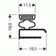 Joint pvc plat aimante pour meubles frigos jpf-101_0
