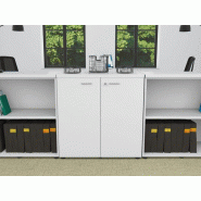 Armoire portes battantes L86 H89 P45 cm mélaminé Armoire portes battantes L86 H89 P45 cm mélaminé