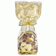 Sachet confiseur imprimé Andalousie 10 x 22 cm avec fond carton - par 100