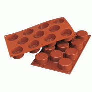 Schneider - Moule en silicone, Cylindre Mini - rouge silicone 115229