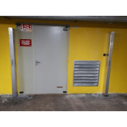 Système de protection anti-inondation FLO-DEM 80 - Maison individuelle et site industriel - Glissières latérales et poutrelles démontables_1