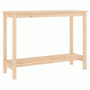 VidaXL Table console 110x40x80 cm Bois massif de pin Modèle Balcon Prestige Prime - 822282