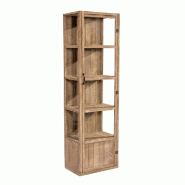 Vitrine colonne Westside L59xP39xH200cm avec serrure