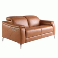 AC ANGEL CERDA Angel Cerdá Canapé relax 2 places en cuir marron 6180C 154 x 160 x 101 - marron fourrure 8435631029106 AC ANGEL CERDA Angel Cerdá Canapé relax 2 places en cuir marron 6180C 154 x 160 x 101 - marron fourrure 8435631029106