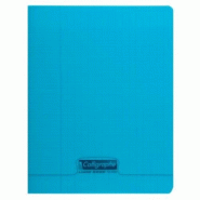 Calligraphe Lot de 10 Cahier Ligne 8000 17x22, 60p./30 feuilles 90 g/m² piquées, couv. PP bleue, Séyès - 3210330181127