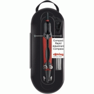 Compas Rotring à réglage rapide COMPACT argent, noir - multicolore S0676580