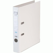 Elba Classeur A4 rado brillant, fin, papier couché, blanc, 1 pièce - blanc 10414WE